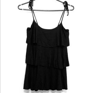 Nordstrom BP Black tiered tank top